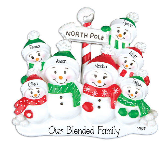 SNOWMEN　Ornament　Personalized　Ornaments　My　Personalized　FAMILY　OF
