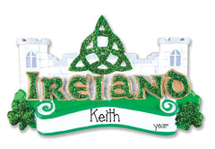 IRELAND ORNAMENT/ MY PERSONALIZED ORNAMENTS